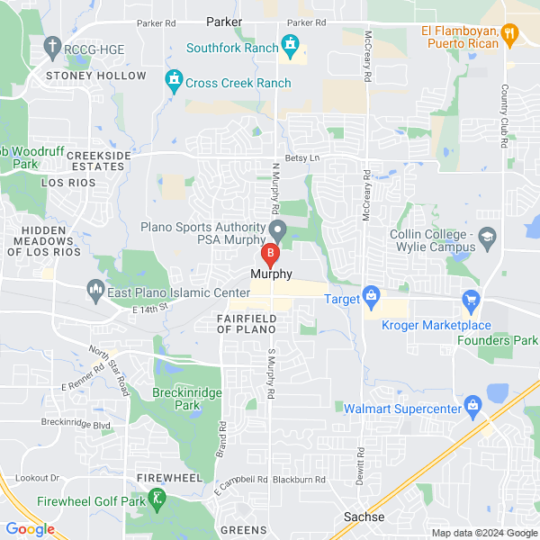 Murphy Towing Service & Roadside Assistance location map: 141 N Murphy Rd, Murphy, TX